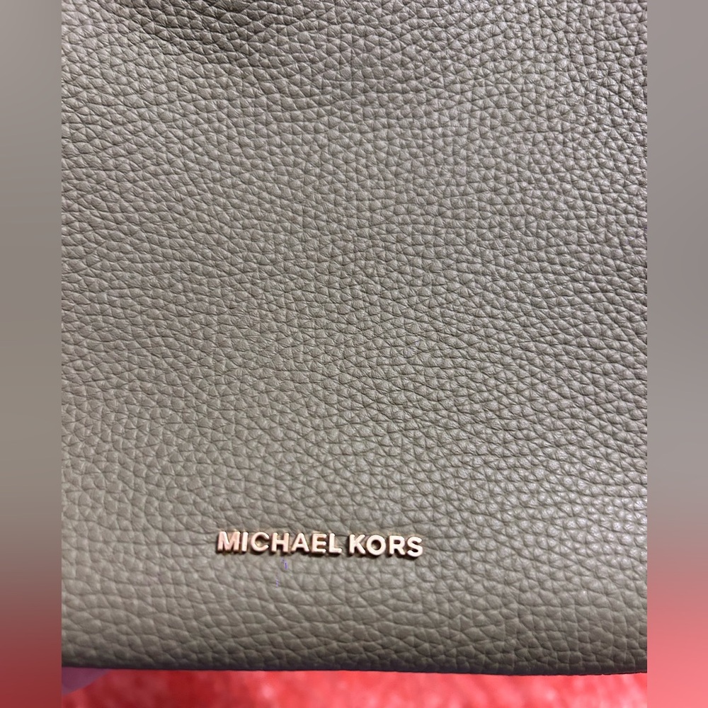 Michael Kors Safari Green Nolita Small Hobo Bag - Picture 9 of 12